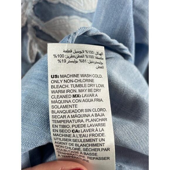 Chico's 3 Piece Clothing Lot Tops Blouses Size 1 Medium Career Casual Blue - Picture 11 of 16